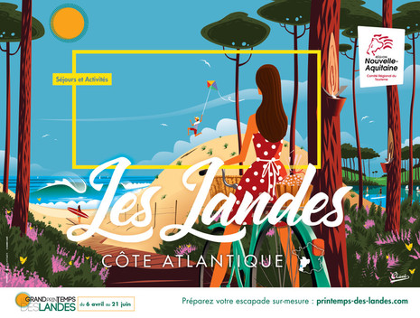 Les Landes sur la côte atlantique