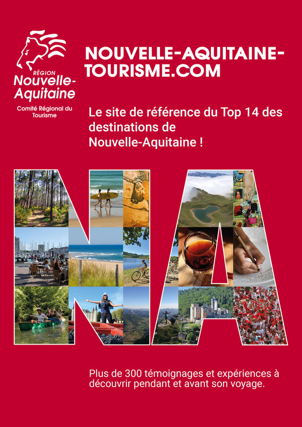 Publicité site grand public CRT Nouvelle-Aquitaine