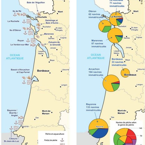 Atlas régional 2016 - Productions et flotte de pêche© Région Nouvelle-Aquitaine